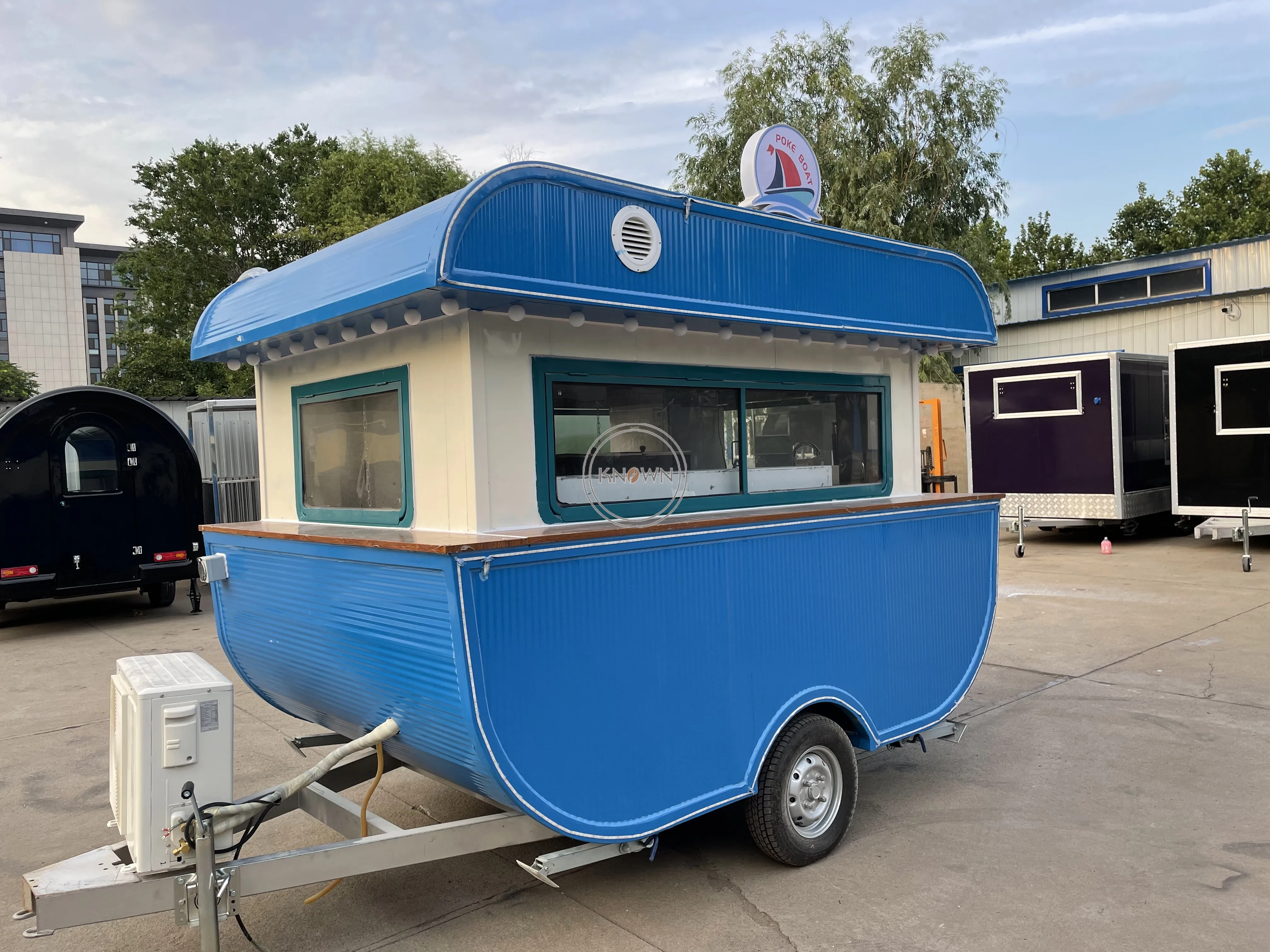 Best Selling High Quality Street Snack Vending Equipment Outdoor Camper Crepe Trailer Mobile Kitchen Foodtruck Vending Food Cart