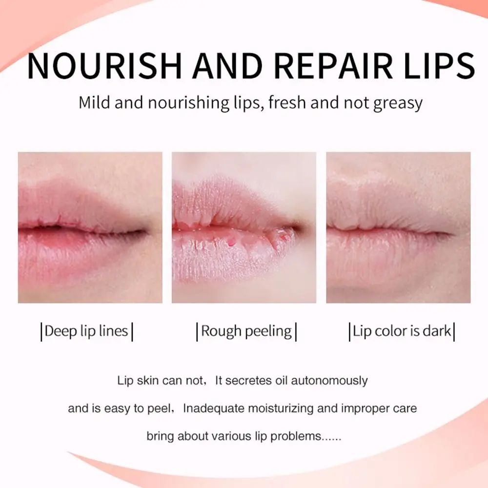 Nourish 2 in 1 Lip Balm Lasting Natural Heart Lip Balm Love-shaped Moisturizing Day and Night Lip Balm Day and Night