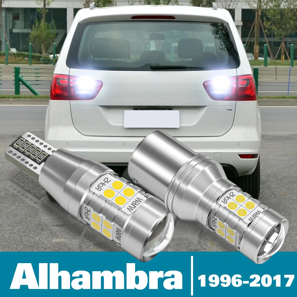 

2x LED Reverse Light For Seat Alhambra 1 MK1 7V8 7V9 2 MK2 710 711 Accessories 1996-2017 2016 2015 2014 2013 Backup Back up Lamp