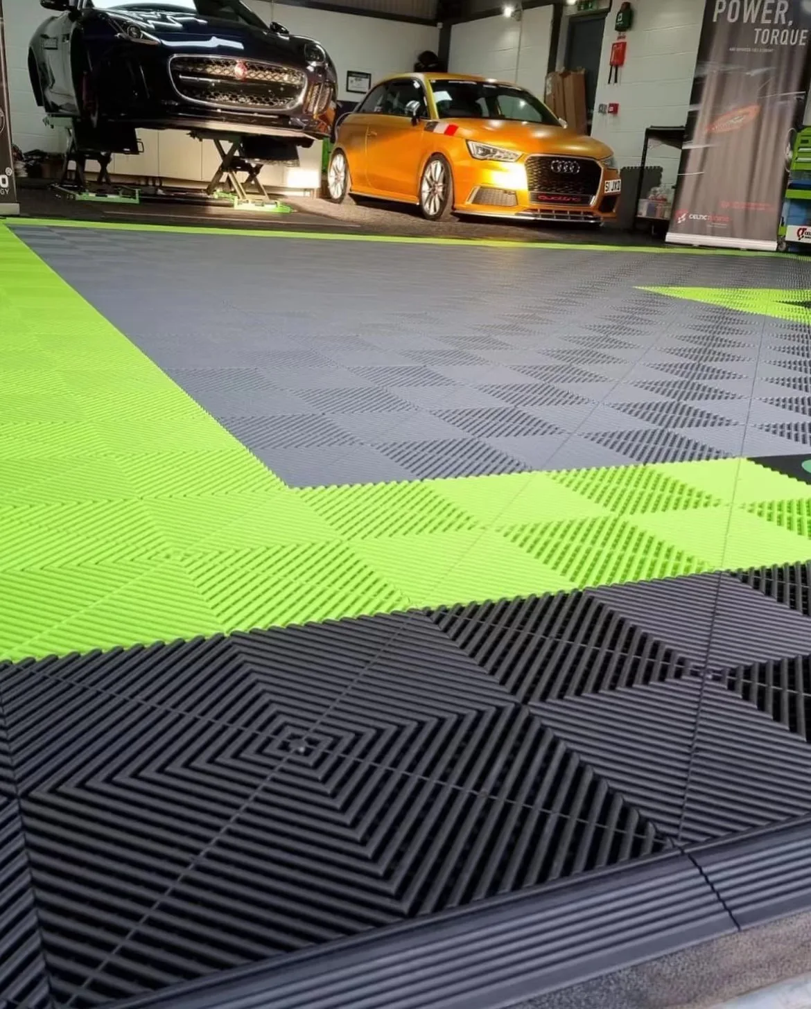 Factory Supply Heavy Duty Garage Interlocking Floor Tiles Industrial Floor Mat Car Interlocking Garage Floor Tiles
