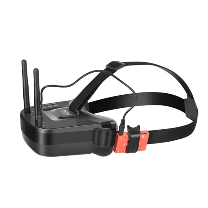 QWE-High-Quality VR009 5.8G 40CH FPV Goggles With 480X320 3-Inch HD Display DVR For Drone Pilots