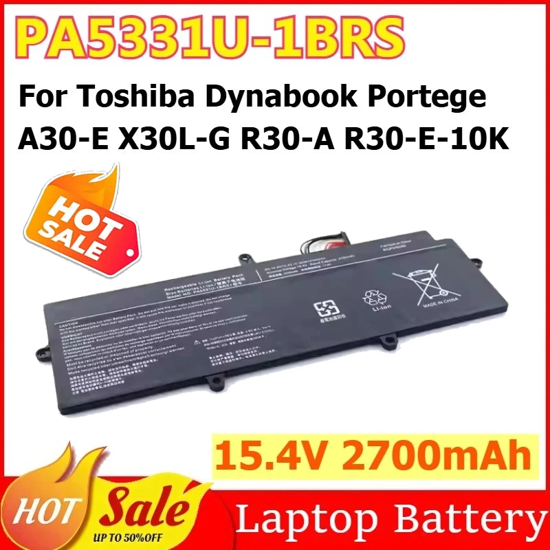 

PA5331U-1BRS 15.4V 2700mAh Laptop Battery for Toshiba Dynabook Portege A30-E X30L-G R30-A R30-E-10K Terca A40-E A30-G-132 A40-G