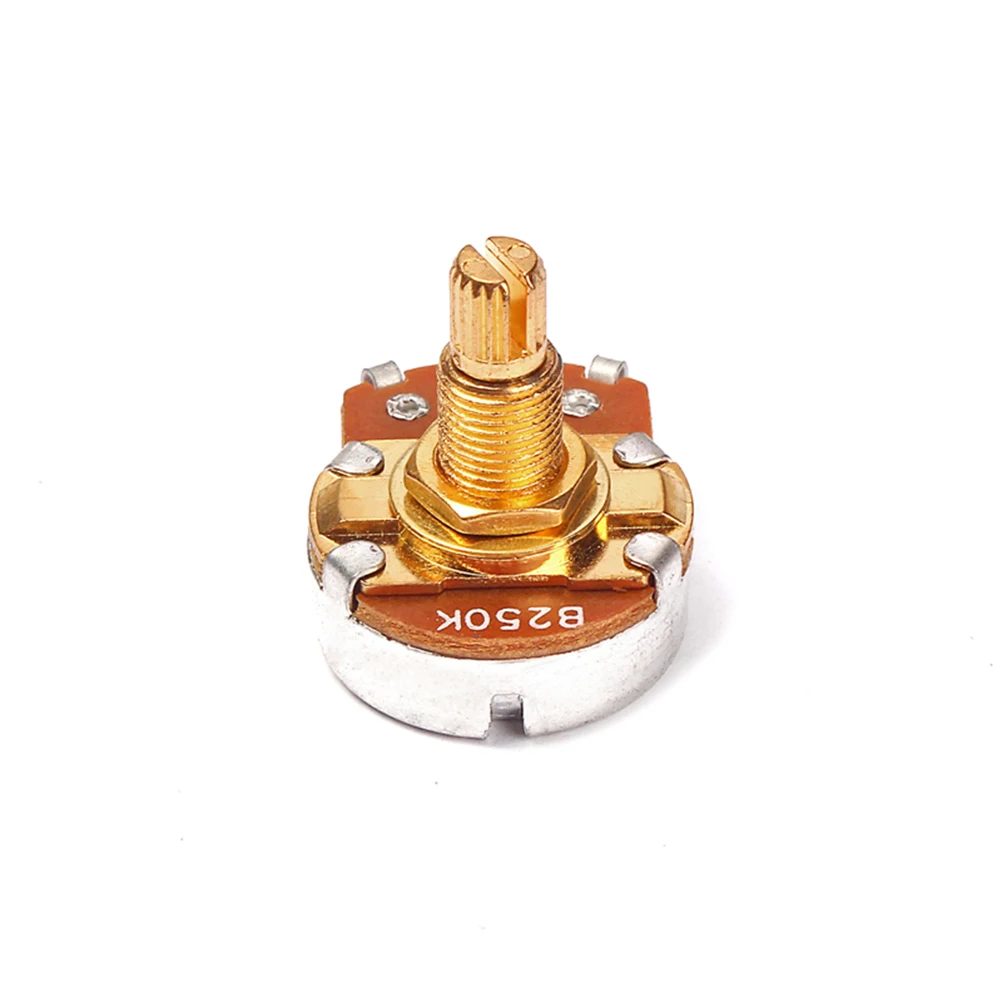 

Potentiometer Guitar Earth Tones B250k Solder Lugs Amp Volume Audio-potentiometers