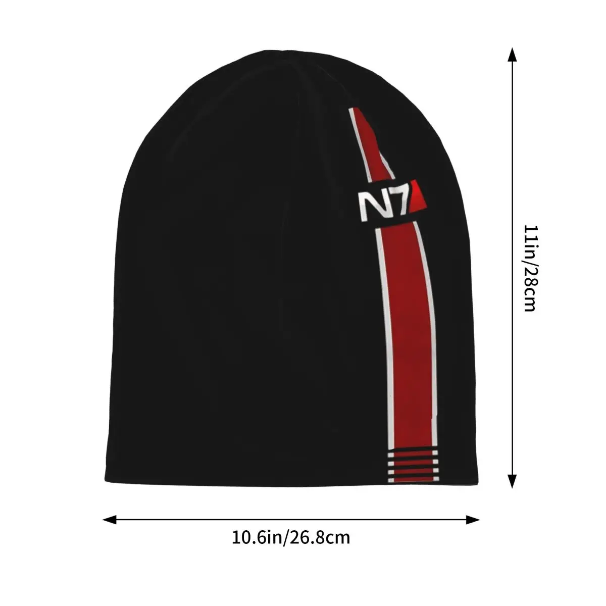 Effect Mass N7 Game Bonnet Hats Hip Hop Street Skullies Beanies Hats for Men Women Warm Head Wrap Cap
