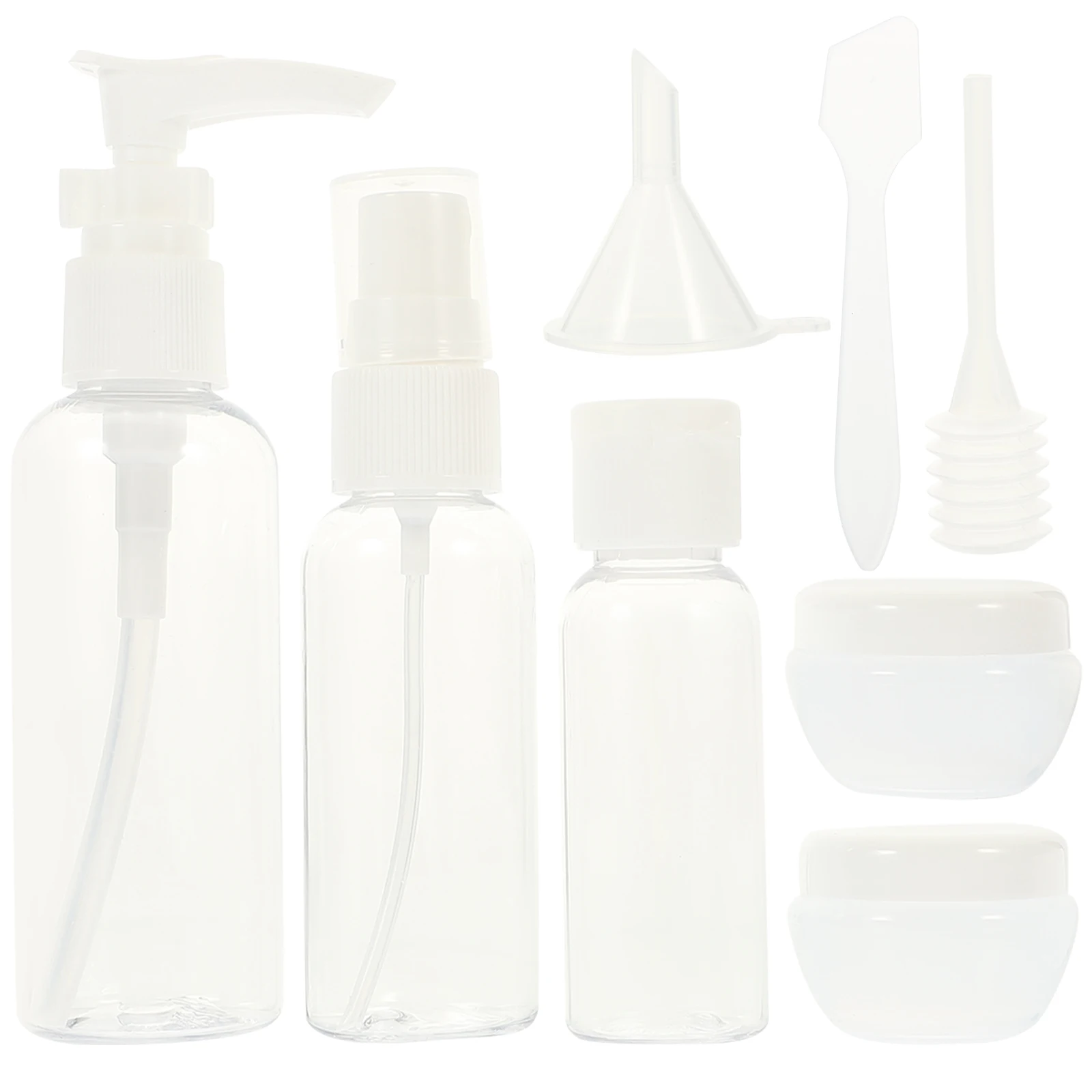 

1set 1set Sub Bottles Set Leak-Proof Dispensers Reusable Empty Pet Bottles For Travel Lotion Shampoo Face Cream Body
