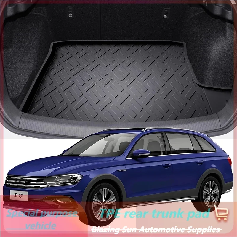 Car Auto Rear Boot Cargo Liner Tray Trunk Mat Carpet for Volkswagen C-TREK 2017- Cushion Pad Carpet Pad Anti-dirty Anti-water