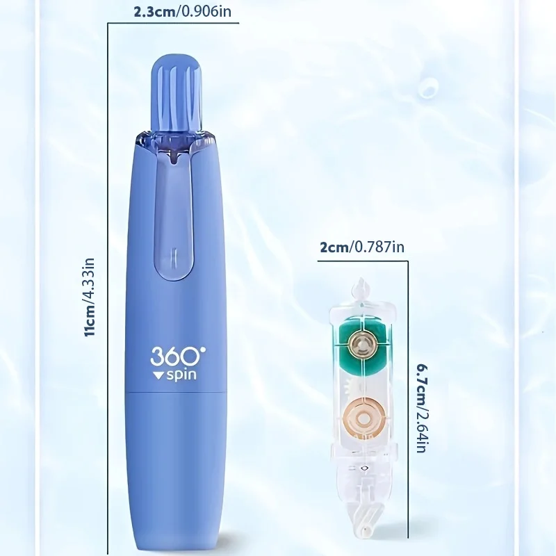 10 large-capacity double-sided tapes, 4 main bodies + 6 replacement cores, for handicrafts, gift packag, notebooks and student