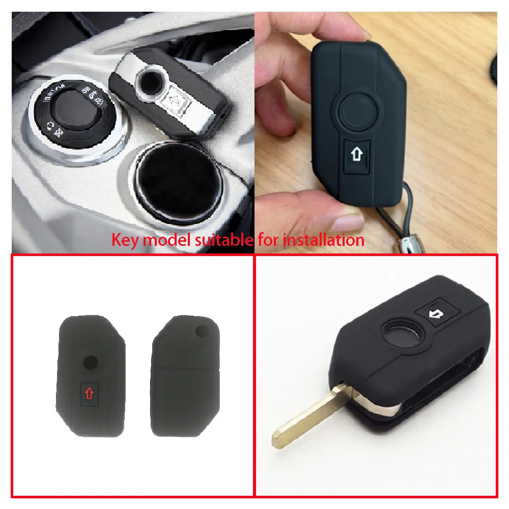 

Fits for BMW R1250GS ADV R1200GS LC GSA R1250 R1200 GS R RT RS Motorcycle Key Case Rubber Shield SmartKey Protection Cover