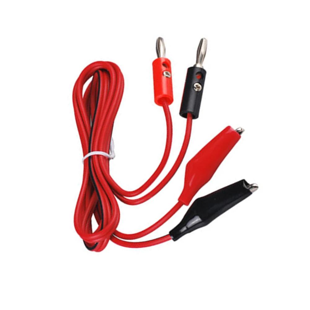 1M Wire Crocodile Clamps Alligator Clip Cable Lead Connector Dual Tester Probe for Multimeter Measure Tool
