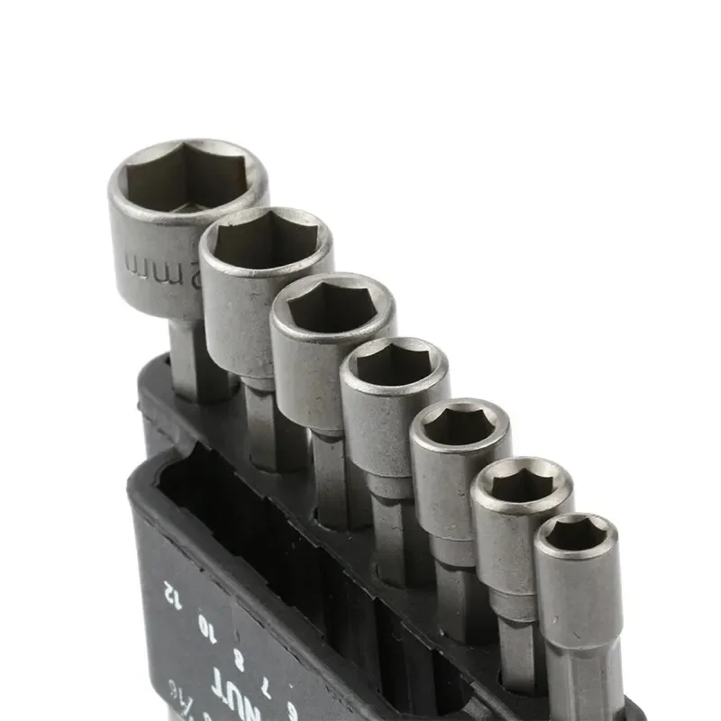 Powerful Socket Inner Hexagonal Wrench Hexagonal Handle Screwdriver Socket Extension Rod Pneumatic Screwdriver Insert Tool Set image 5