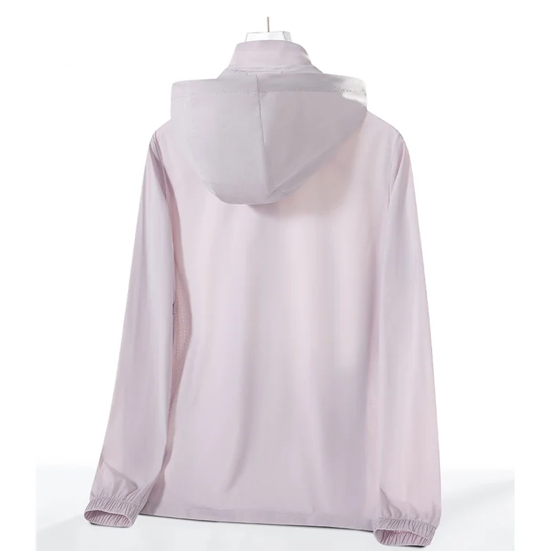 Unisex Ice Silk UPF50+ Sun Hoodie Thin Breathable Outdoor Camping Cycling Anti UV Sun Protection Jacket