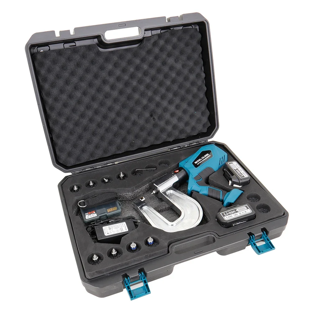 

Electric Hydraulic Self-Piercing Rivet Gun 150mm Depth for Car Collision Repair Aluminum Body Work Riveting Machine Tool