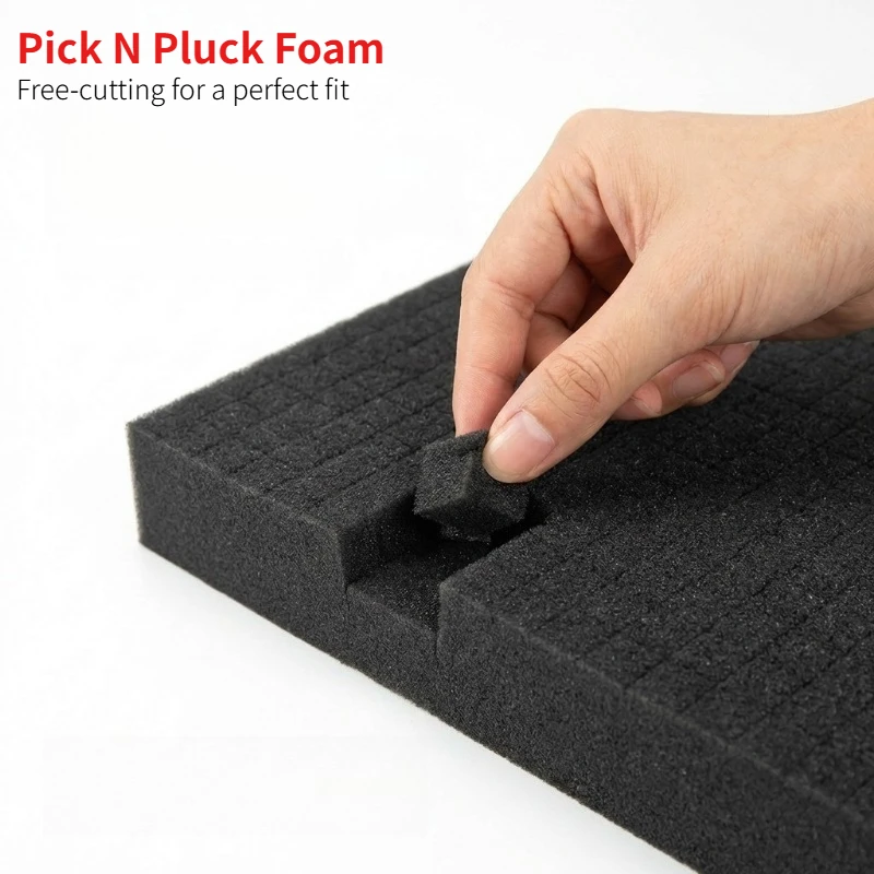 High Density Pre-Cut Pick N Pluck Foam Insert Custom Sponge Liner For Toolbox Hard Flight Case Peli Case DIY Tool Organizer