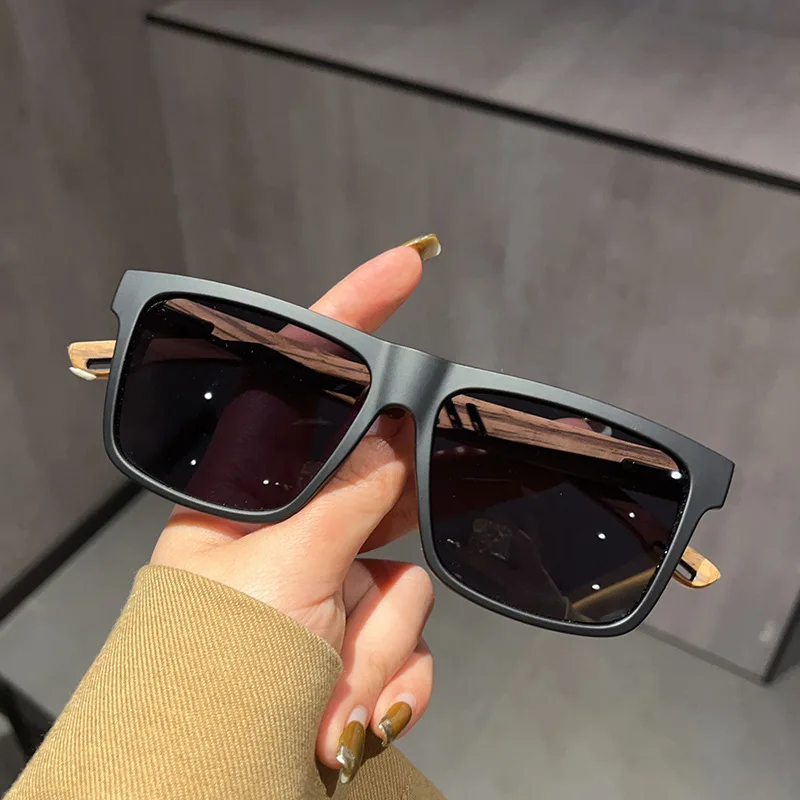 New Men's Advanced Ultra Light Coarse Frame Fashion Square Sunglasses Women Men Trendy Anti Mist Outdoor Driving Shades UV400
