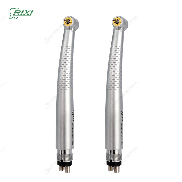 5 LED shadowless turbine De ntal handpiece with ceramic bearing safe stable metal high speed De ntal handpiece