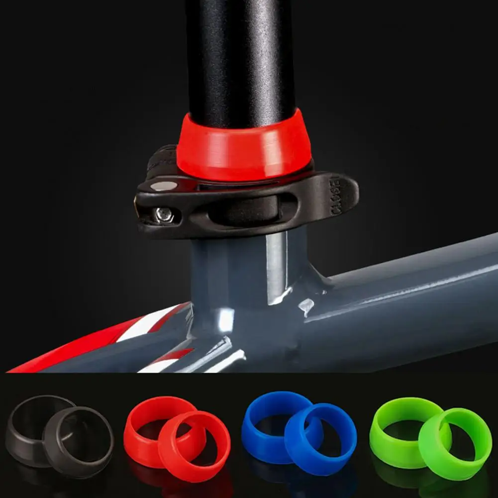 Bicycle Seat Post Silicone Ring Seatpost Dust Cover Mountain Bike Seatpost Sleeve Seatpost Sleeve Seat Tube Protector