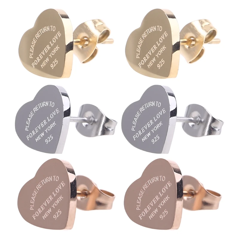 R2LE Exquisite Punk-Ohrstecker aus Edelstahl, 1 Paar Ohrstecker, Knorpel-Ohrpiercing, für Jungen und Mädchen, für den täglichen