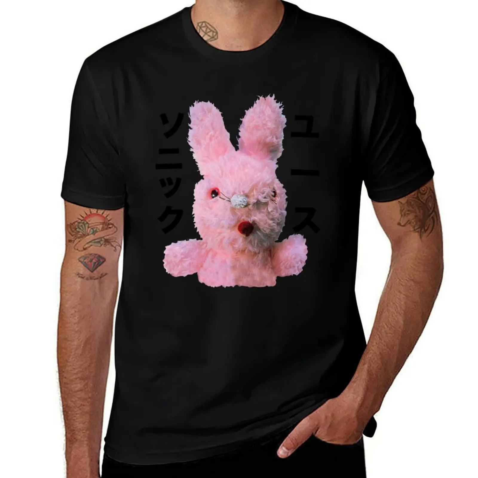 

Dirty Bunny Japanese T-Shirt man t shirts for men casual t shirts for man graphic funny t shirt man casual T-shirt