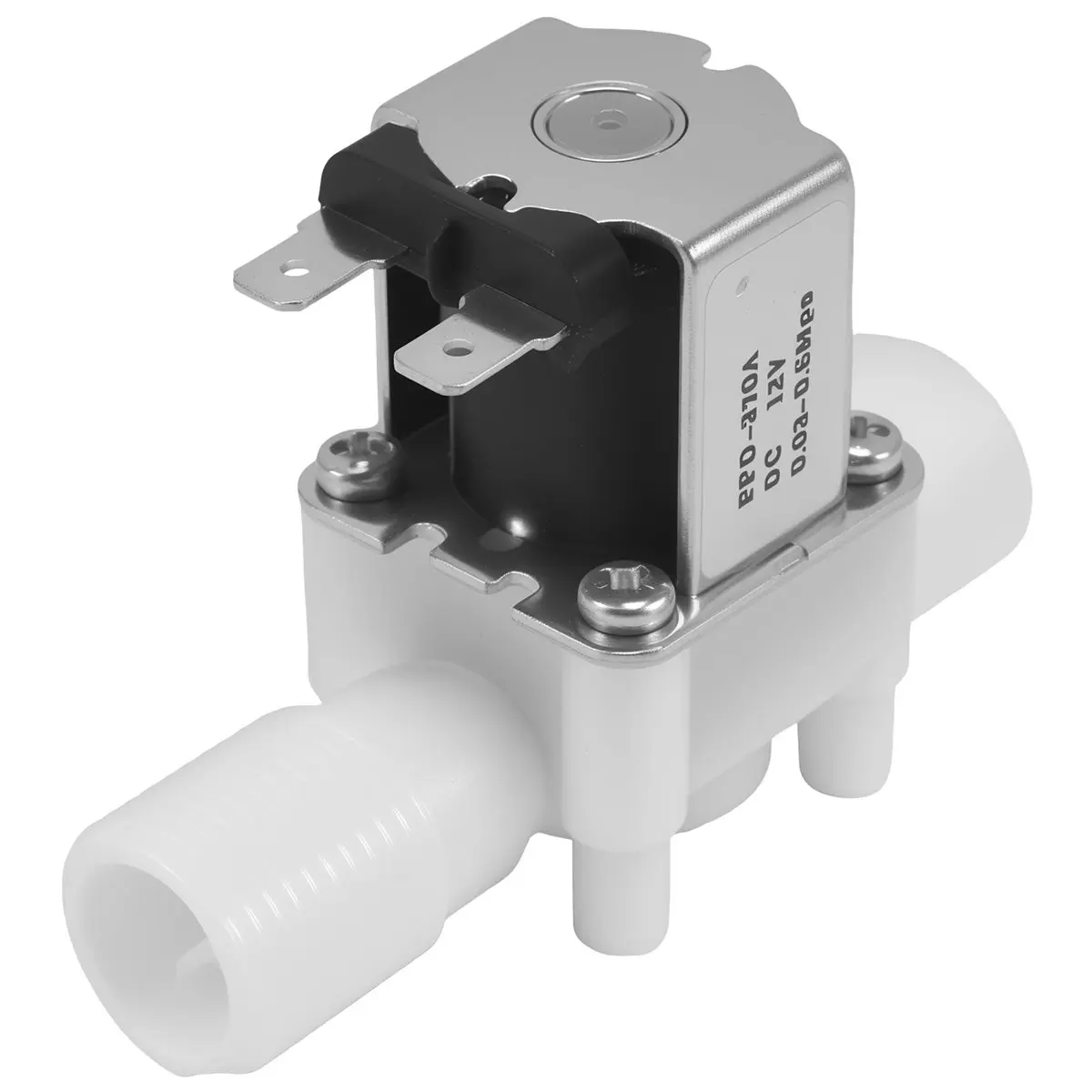 【~ New A88T】12V 1/2inch Plastic Electric Solenoid Valve Magnetic Water Air Normally Closed