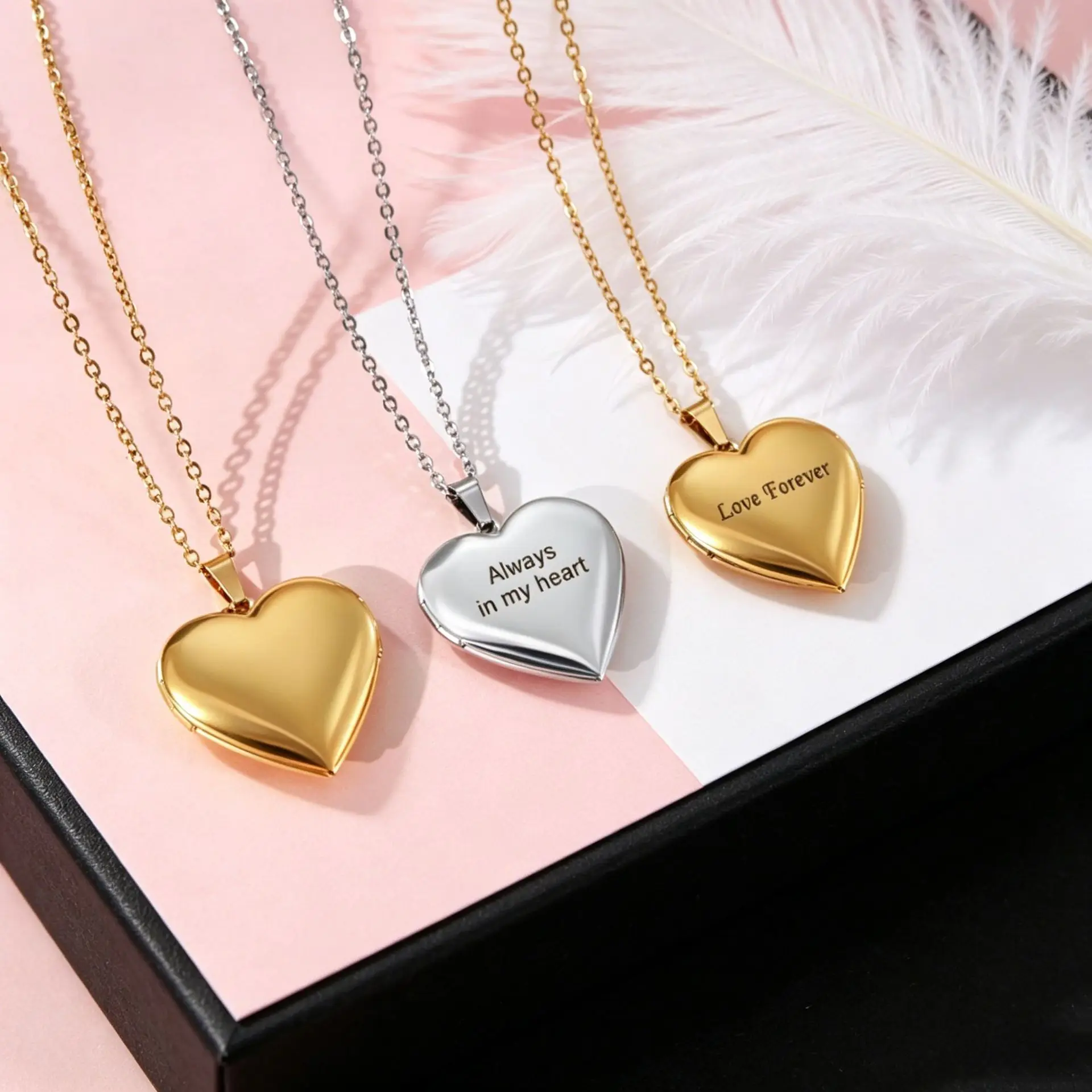 Personalized Heart Photo Locket, Custom Image Memory Pendant, Unique Romantic Jewelry, Love Anniversary Surprise