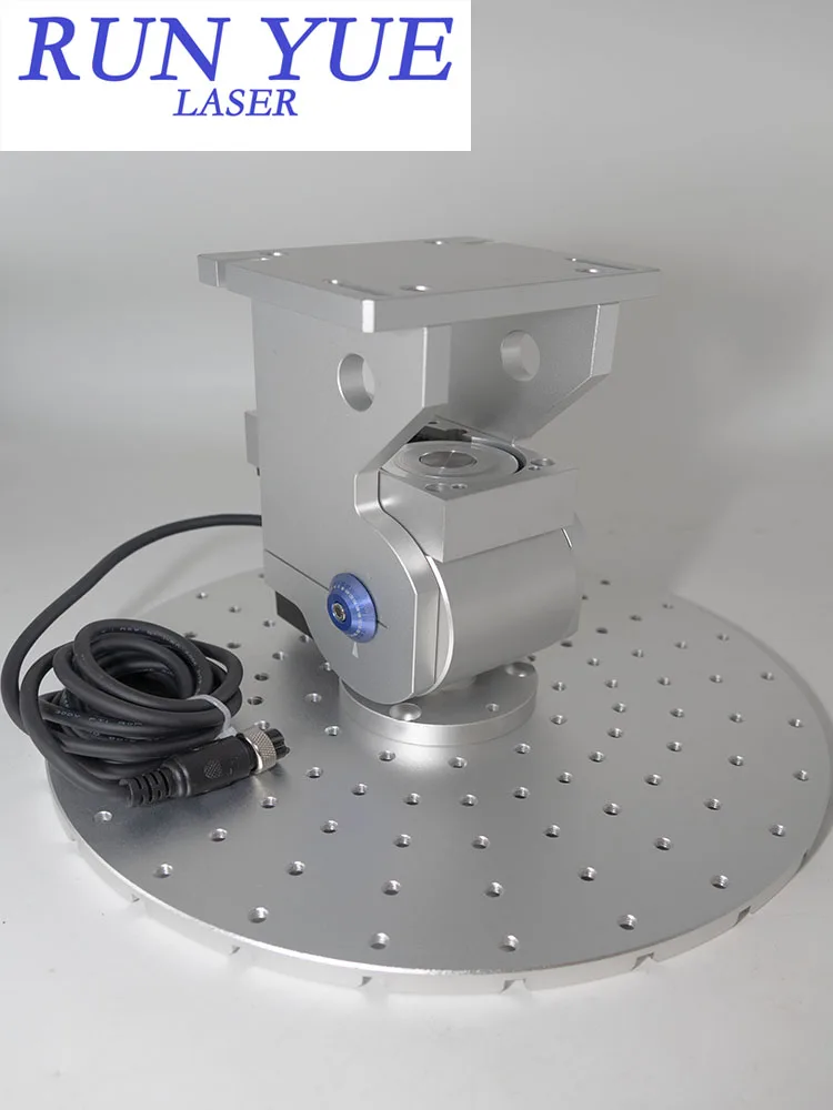 Поворотный блок Run Yue D300, диаметр 300 мм, поворотный стол с 24 слотами для ручек, подходит для волоконной лазерной маркировочной машины, идеально подходит для ручки «сделай сам»