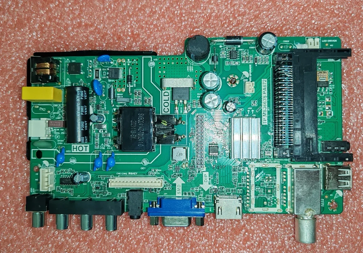 TP.MS3663S.PA672 Three in one TV motherboard LED driver 18--60V 300ma 40W Physical photos