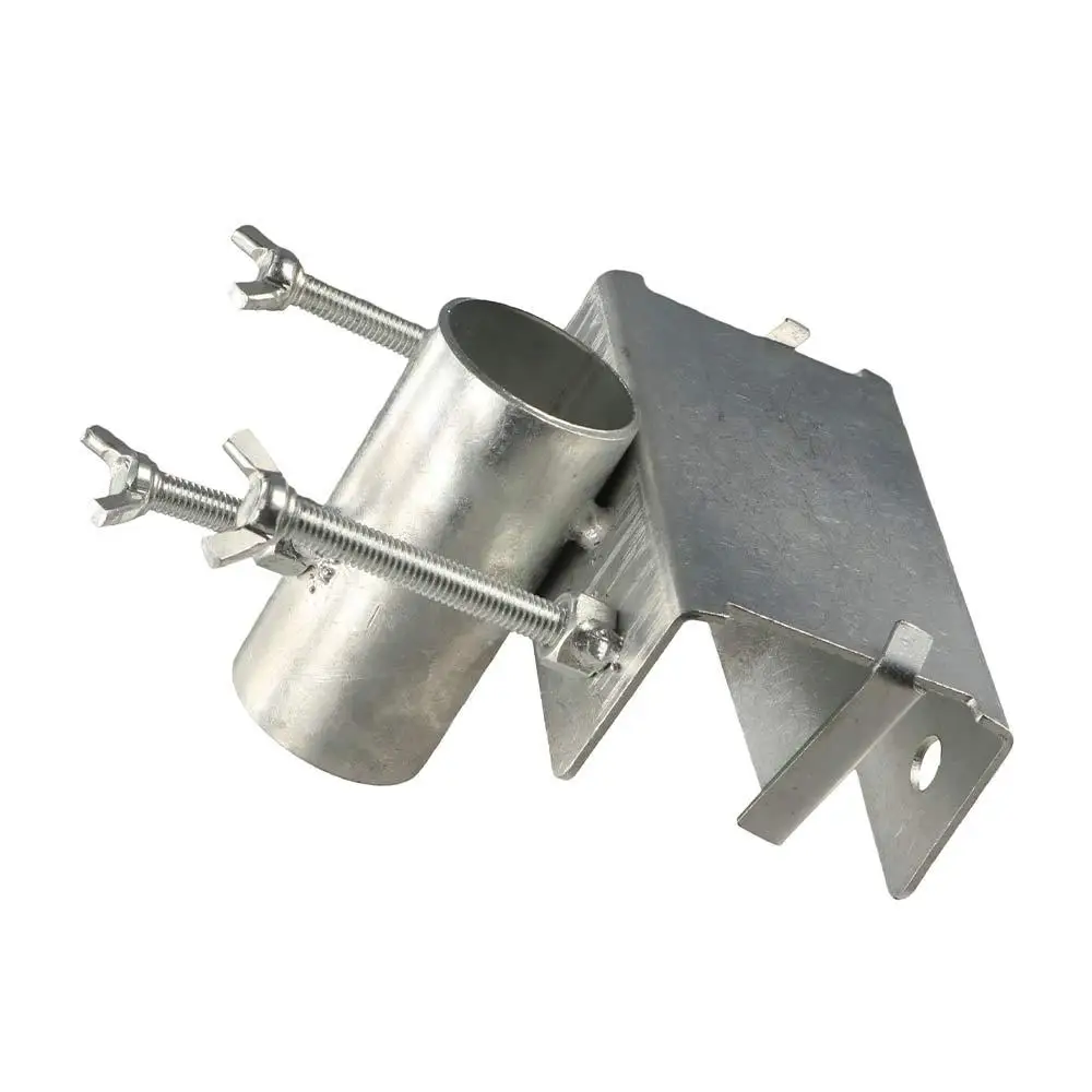 Soporte de abrazadera de paraguas ajustable, antioxidante, fácil de instalar, montaje de paraguas de cubierta, Clip de fijación de sombrilla estable a prueba de golpes para exteriores