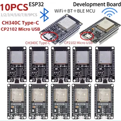 ESP32 Development Board ESP-32 ESP32-S ESP32 Bluetooth Wifi CP2102 CH340C Bluetooth Module ESP32 Nodemcu ESP32 Type C USB