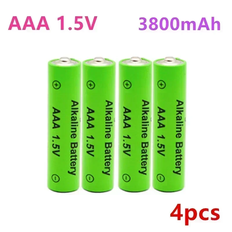 Pile alcaline aste AAA 1.5V, 3800mAh, lampe de poche, jouets, montre, lecteur MP3, remplacer la batterie Ni-Mh, livraison gratuite, nouveau