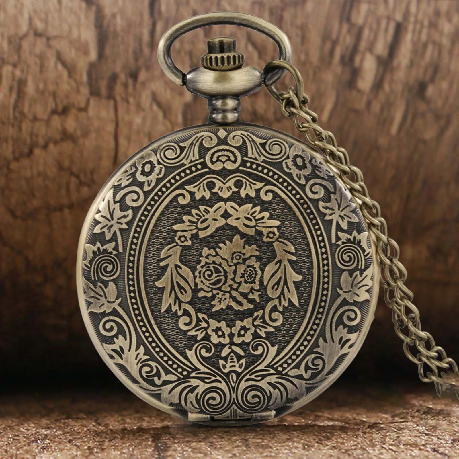 Antique Vintage Pocket Watch Dial Watch with Arabic Numerals for Daily Use Travel School Work d88