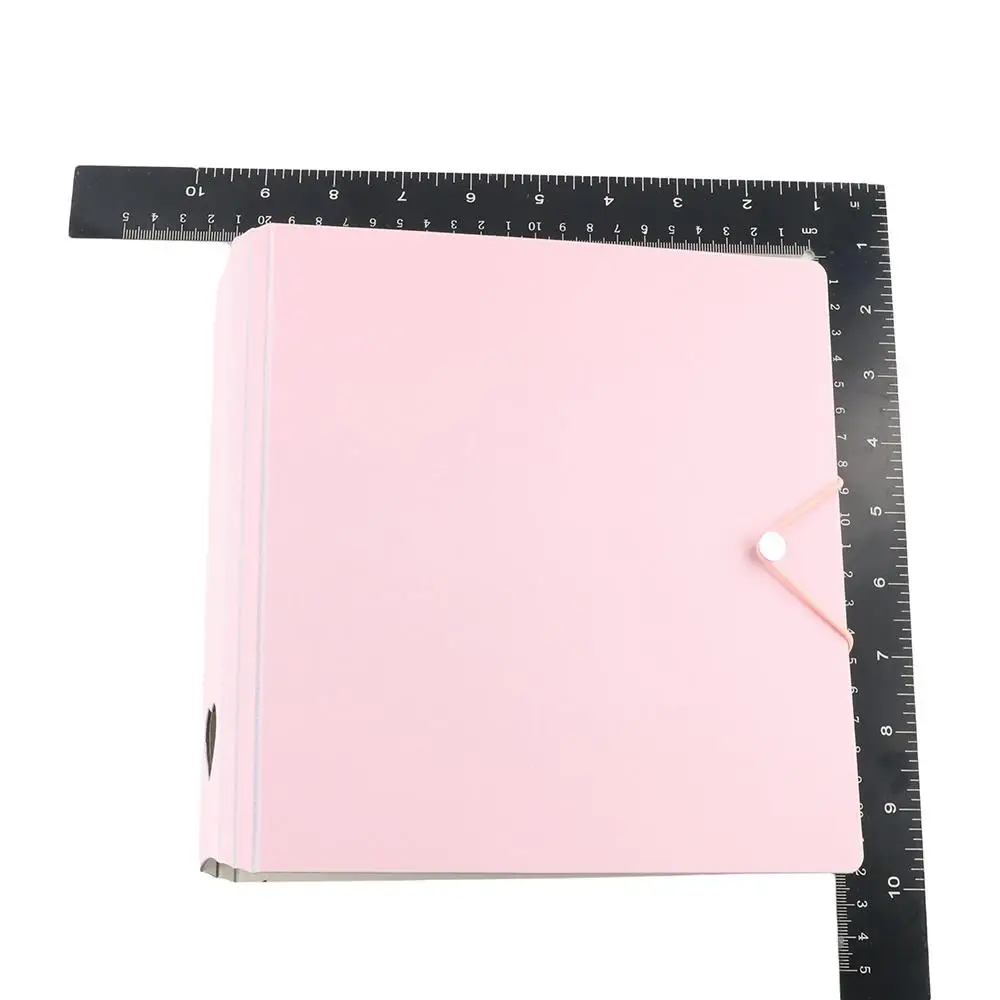 

A5 Photocard Collecting Four-box Grid Candy Color Idol Photo Album Kawaii with Baffle Plate Photocard Binder