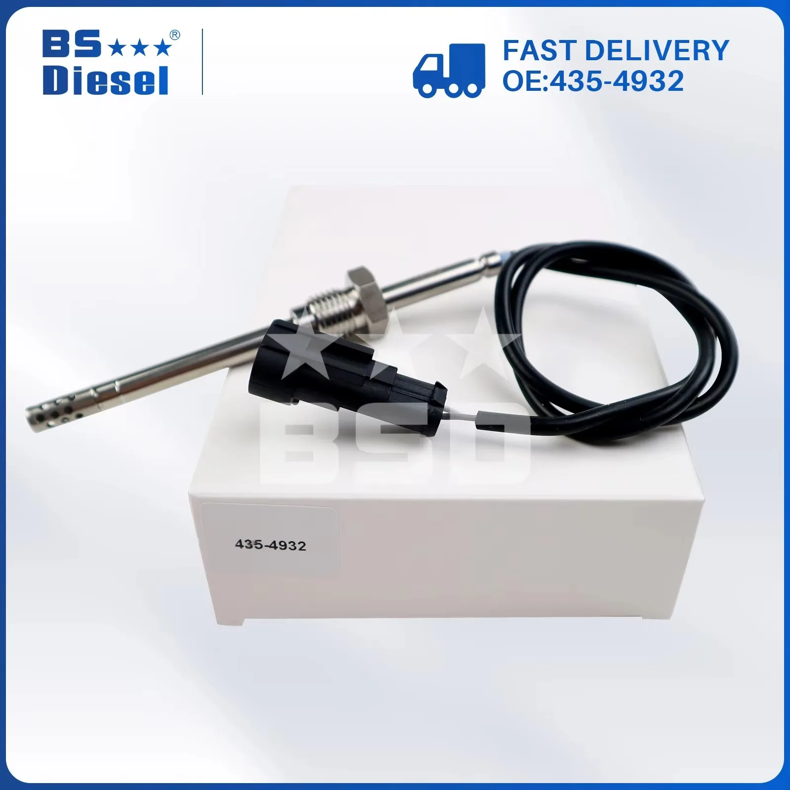 435-4932 Heavy Duty Truck Spare Parts Auto Exhaust Gas Temperature EGT Sensor 4354932 for CAT Engine