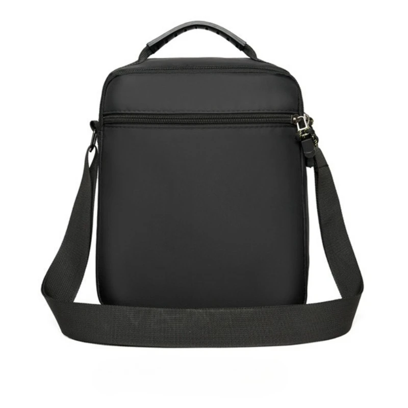 New men's lightweight hand-held shoulder crossbody mobile phone bag, multi-layer commuting and casual vertical business bag