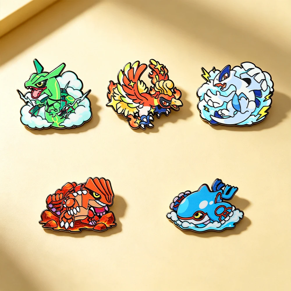 5Pcs Anime Lapel Pins Cute Eevee Evolution Enamel Pins Set for Backpacks, Hats, Jackets Perfect Gift for  Lovers