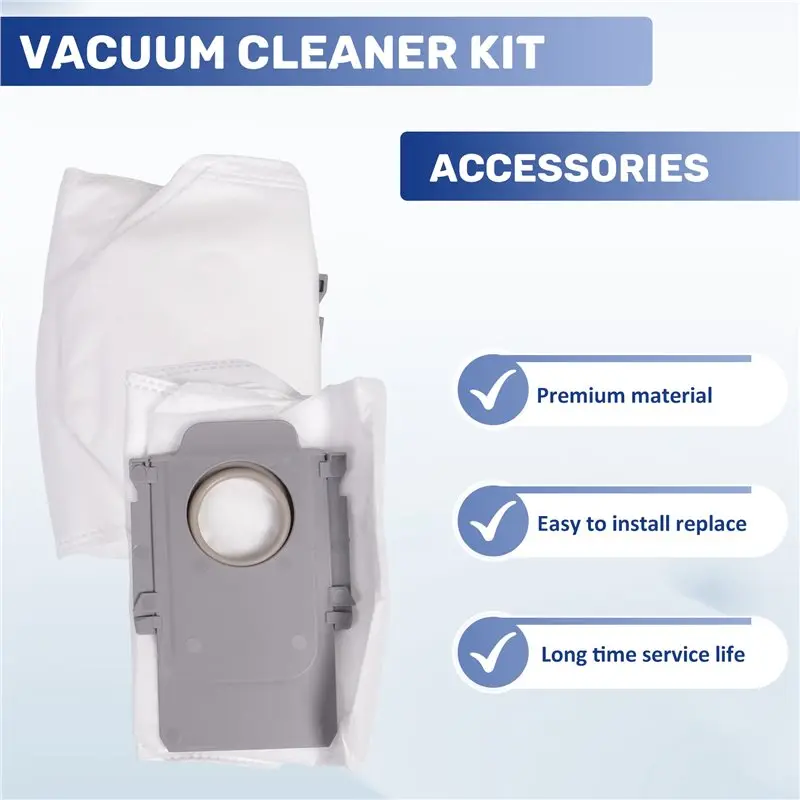 TFTP-20PCS For Roborock Qrevo, Qrevo Pro, Qrevo S, Qrevo Maxv, Qrevo Master, P10, P10 Pro Robot Vacuum Parts Dust Bag