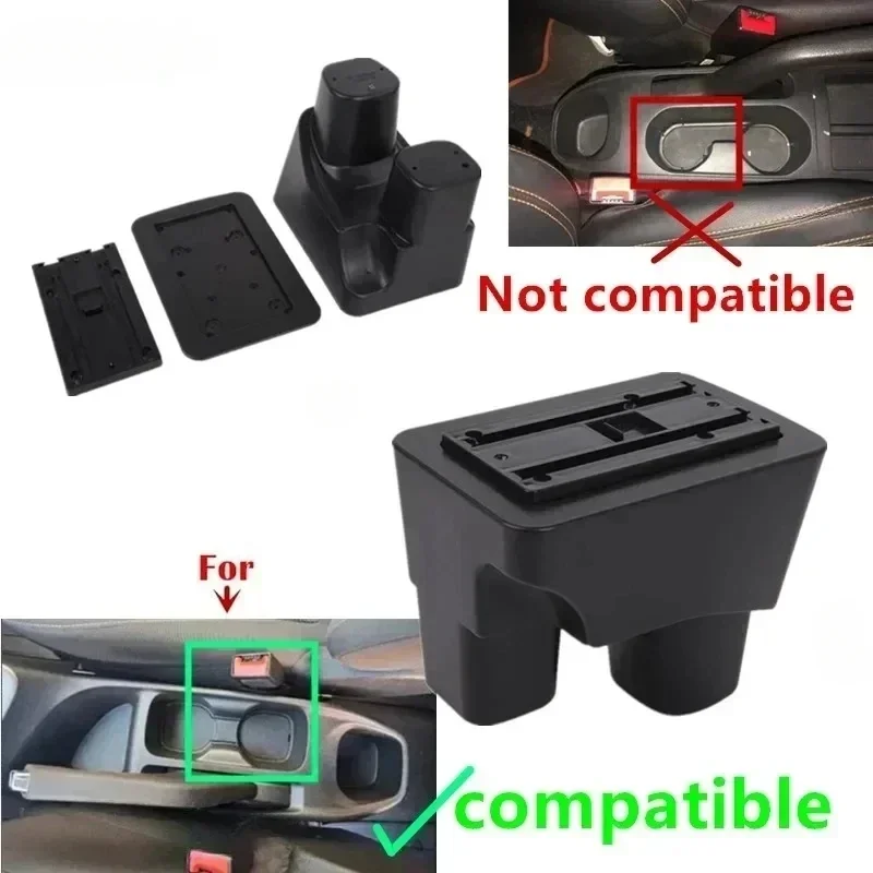 New luxury For Chevrolet Onix Armrest Box For Chevrolet Onix Car Armrest Storage Box Interior Retrofit parts Car Accessories