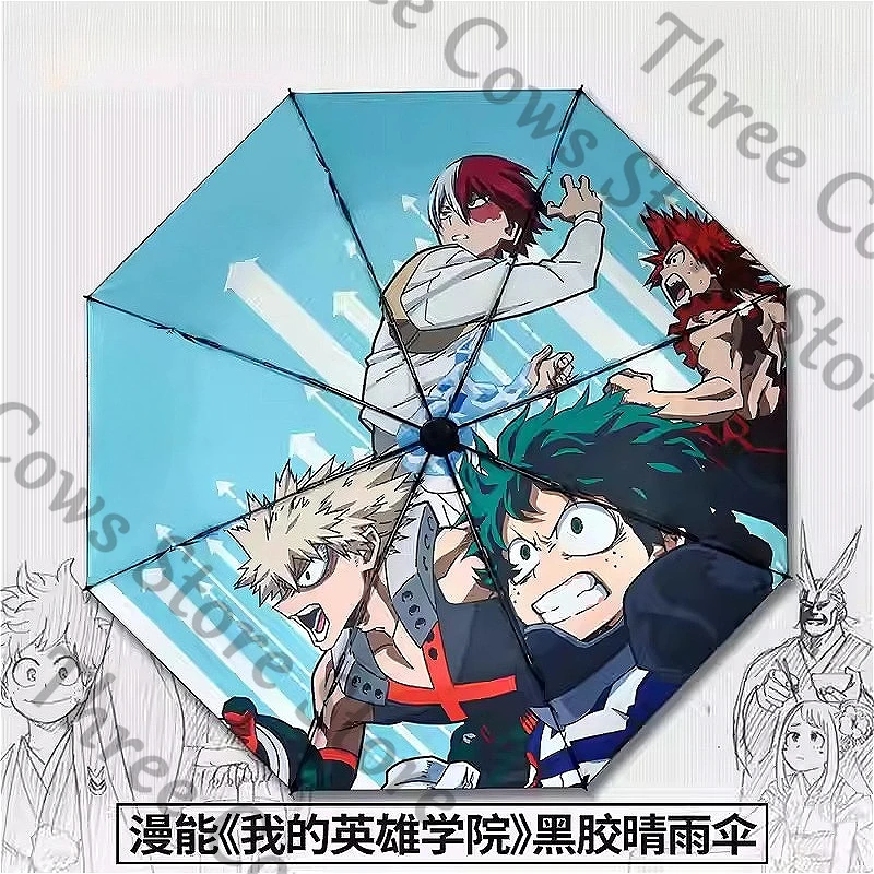 

Аниме My Hero Academia Todoroki Shoto OCHACO URARAKA Midoriya Izuku Kirishima Eijirou Косплей Всепогодный зонтик-талисман в подарок