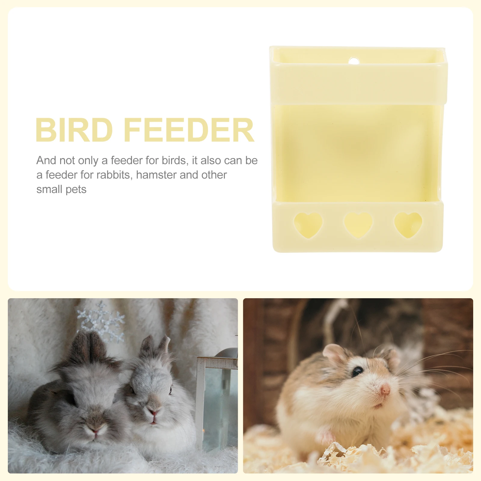 

Parrot Bird Cage Accessories Fruit Vegetable St Feeder Plastic Pet Supplies Cockatiel Food Dispenser Sturdy Design Fits Most