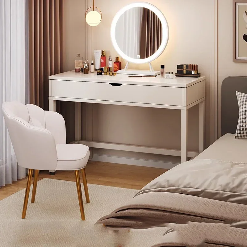 Drawers Chair Vanity Table Bedroom Storage Mobile Living Room Dressing Table Cosmetics Mesa De Maquillaje Chinese Furniture