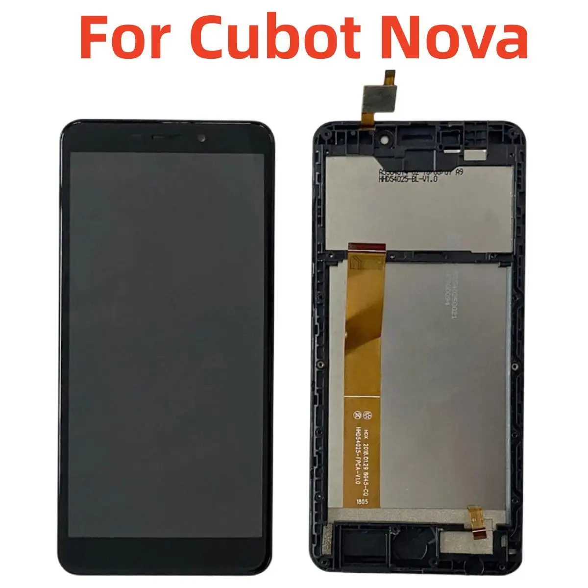 For Cubot Nova LCD Display Screen Smartphone Accessories 5.5 Inch For Cubot Nova Mobile Replacement with Frame