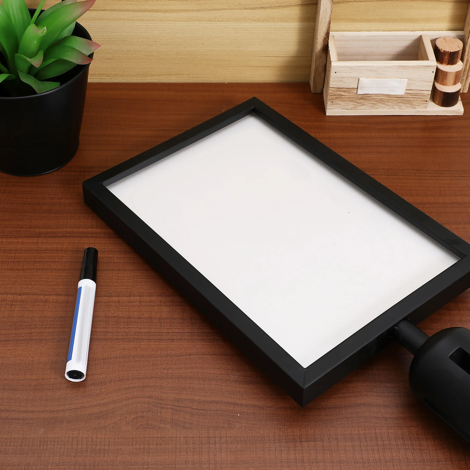 Isolation Column Card Insert Stanchion Sign Holder A4 Black Vertical Stainless Steel Crowd Control QueueBarrier PosterDisplay