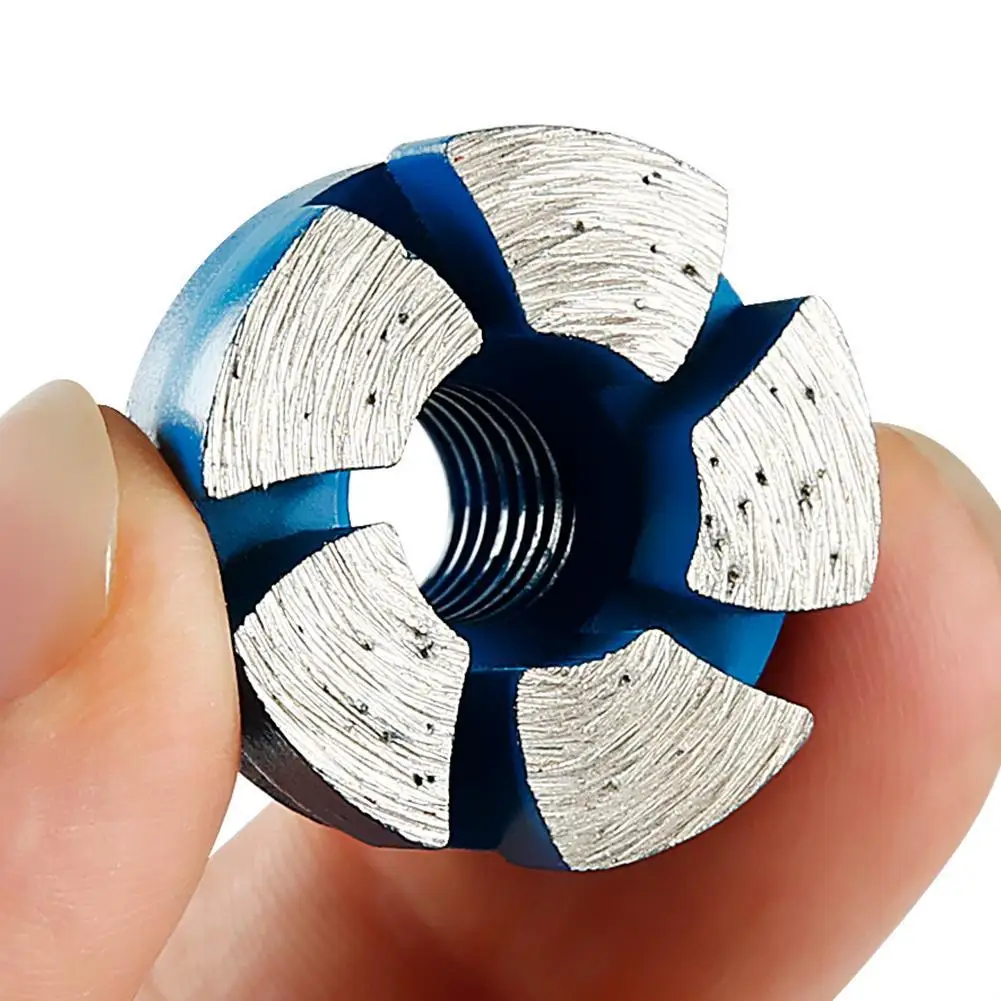 

1-Inch Diamond Flat Grinding Head For Rock Stone Pebble Flower Pot Bottom Cleaning Mini Angle Grinder Polishing Disc