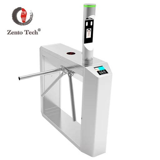 CE Approved 304 Stainless Steel Bi-Direction Face Recognition RFID Card Access Control System Tripod Turnstile for Factory&Park
