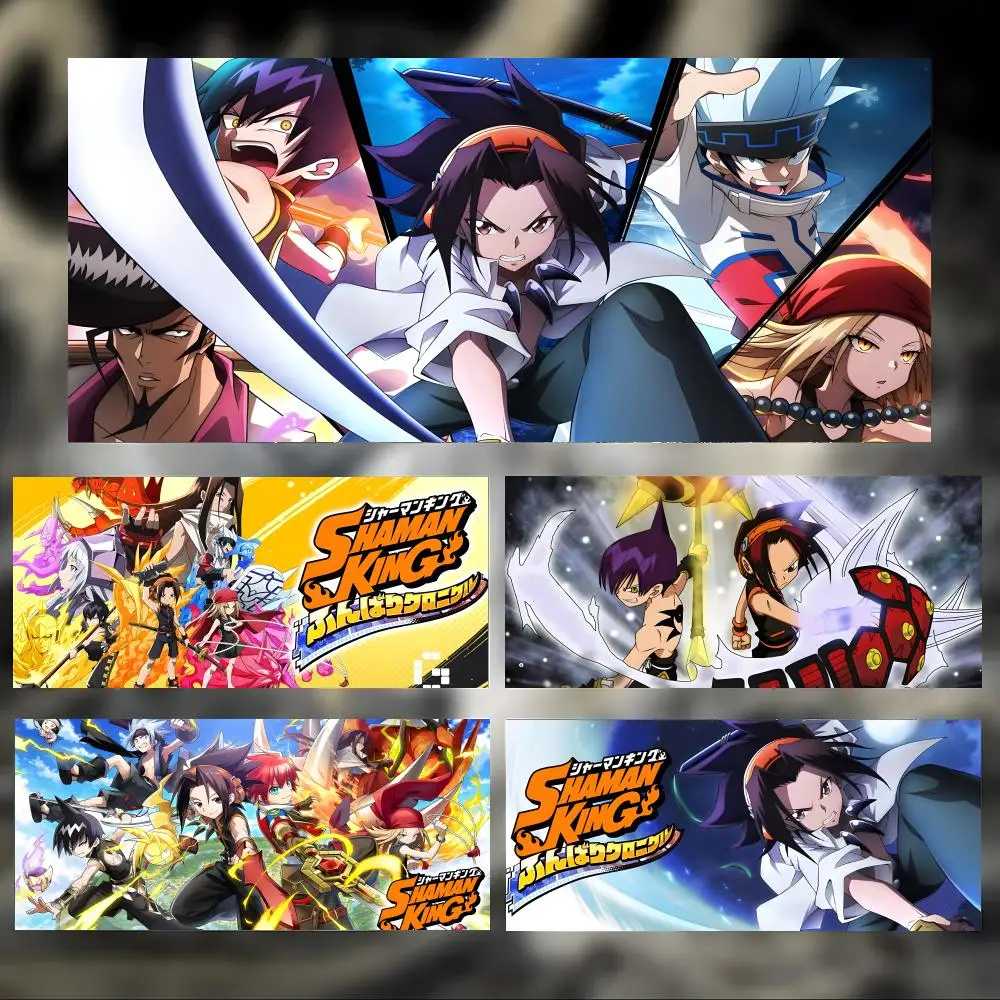 spirit anime statue collectible S-Shaman King Mouse Pad Large Thick Desk Pad Stitched Edges Gaming Mouse Mat for PC