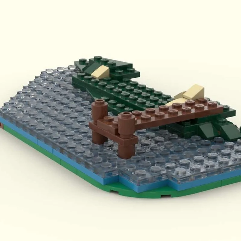 3188pcs MOC Lakeside Casa sull'albero Idee e blocchi di costruzione di modelli Costruzione Regali di Natale fai da te Idea giocattolo creativo Compleanno per bambini