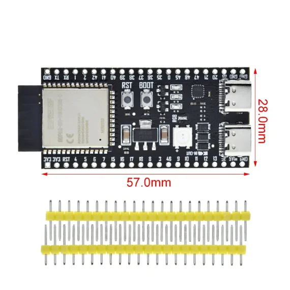 ESP32-S3- DevKitC-1 N16R8 для Arduino WiFi + Bluetooth IoT Dual Type-C, макетная плата, модуль Core Board