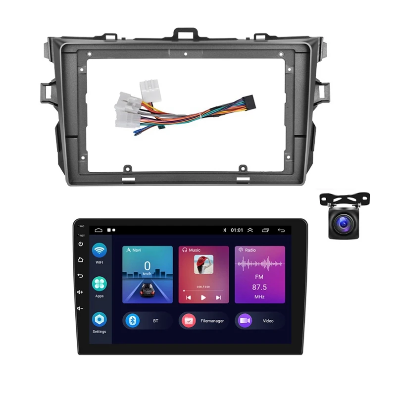 

2G+64G Android Car Stereo For Toyota Corolla 2009-2013 Wireless Carplay Android Auto, 9In Car Radio GPS Wifi Rear Camera