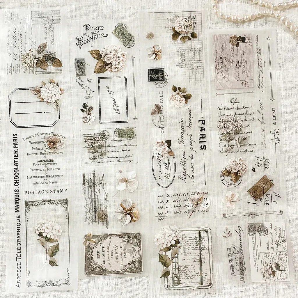 1Loop Creawithgaby Studio Vintage French Romance White Blooms
