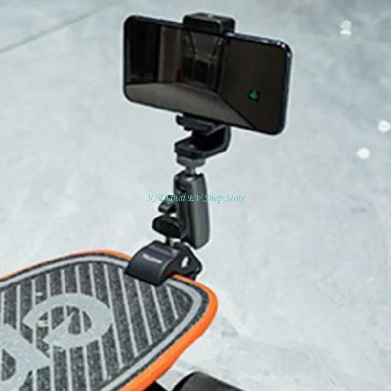 E74D Aluminum Alloy Ball Handle Bar Clamp Mount Base for Rod 0.86-1.49