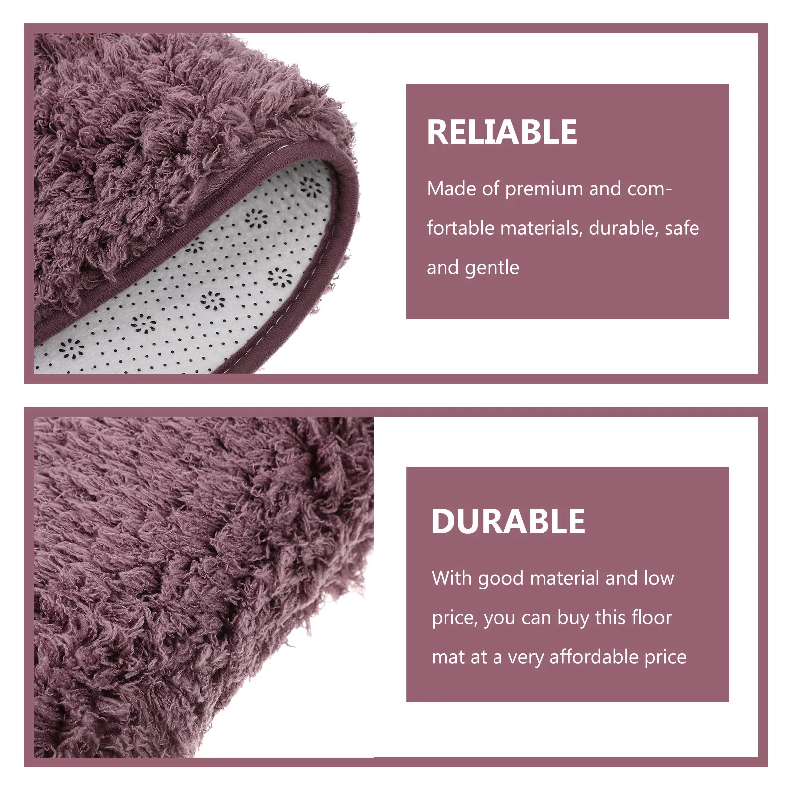 

Anti-Skid Ground Mat Beautiful Practical Multi-Functional Rug for Bedroom Entryway Kitchen Bathroom Household Floor Mat